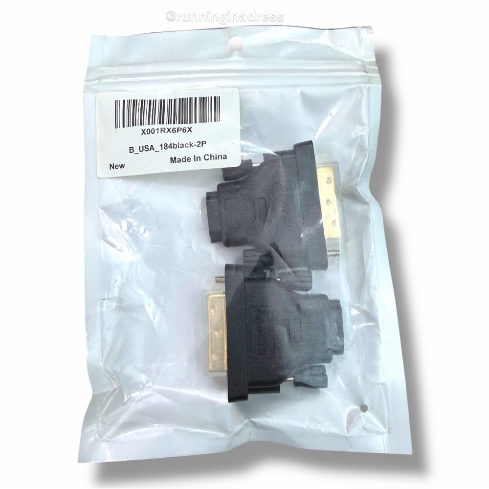 BENFEI Bidirectional DVI to HDMI Adapter 2-Pack New With Tag Sealed